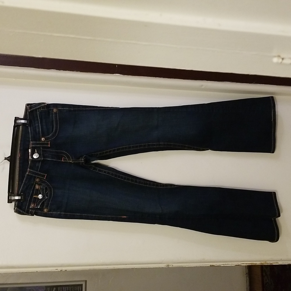 True Religion Joey bootcut dark blue jeans